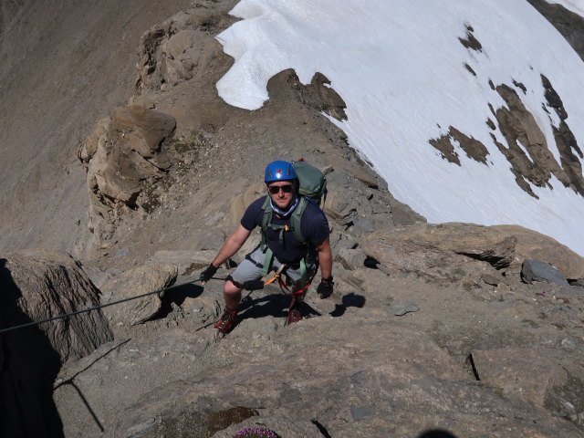 Christian zwischen Kleinem Tenn und Hirzbacht&ouml;rl (22. Juni)