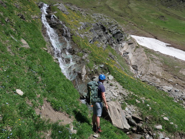 Christian am Gleiwitzer H&ouml;henweg beim Karlbach (22. Juni)
