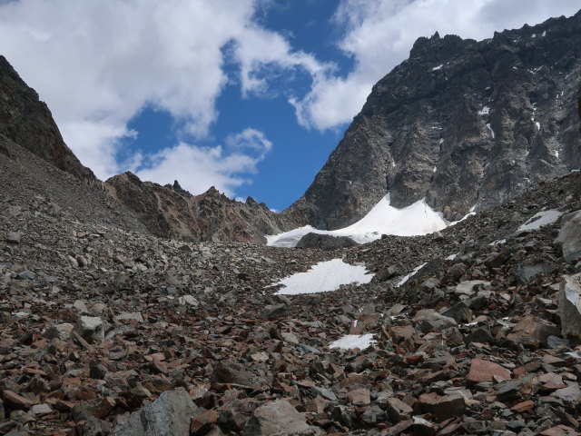 zwischen K&uuml;hgr&uuml;bl und Madatschferner (28. Juni)