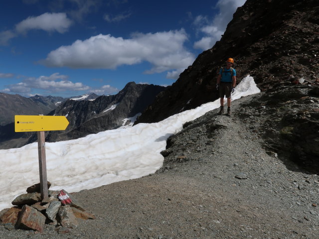 Aaron im Aperen Madatschjoch, 3.036 m (28. Juni)