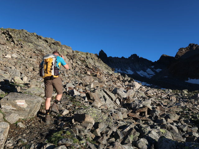 Aaron zwischen Kaunergrath&uuml;tte und Verpeilspitze-Normalweg (29. Juni)