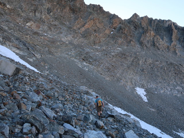 Aaron zwischen Kaunergrath&uuml;tte und Verpeilspitze-Normalweg (29. Juni)