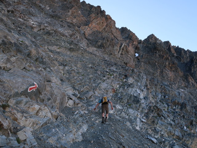 Aaron zwischen Kaunergrath&uuml;tte und Verpeilspitze-Normalweg (29. Juni)