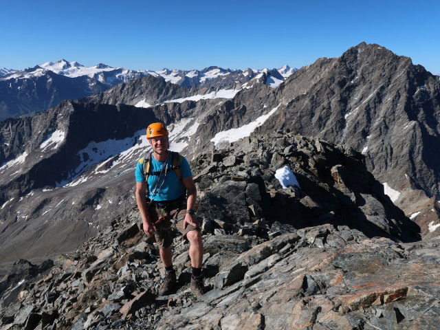 Aaron am Verpeilspitze-Normalweg (29. Juni)