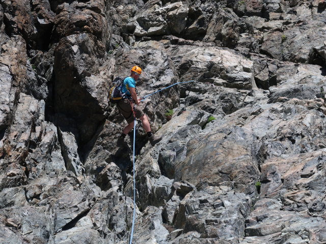 Aaron am Verpeilspitze-Normalweg (29. Juni)