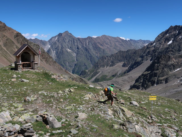 Aaron zwischen Kaunergrath&uuml;tte und Plangerosstal (29. Juni)