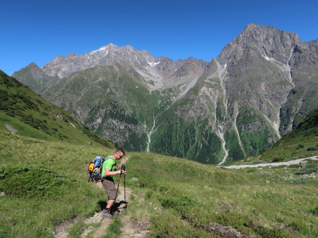 Aaron im Plangerosstal (29. Juni)