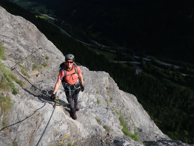 Klostertaler Klettersteig: Carmen im Abschnitt 2 'Bella Vista'