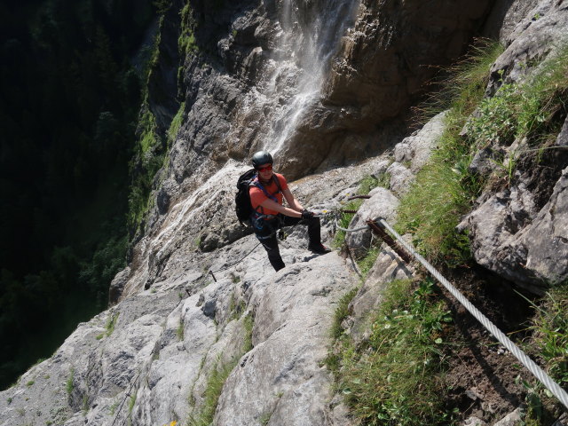 Klostertaler Klettersteig: Carmen im Abschnitt 2 'Bella Vista'