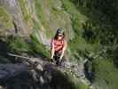 Klostertaler Klettersteig: Carmen im Abschnitt 1 'Devil's Start'