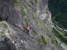 Klostertaler Klettersteig: Carmen im Abschnitt 5 'Stairway to Heaven'