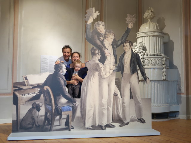 Ich, Sabine und Nils im Schubert-Museum