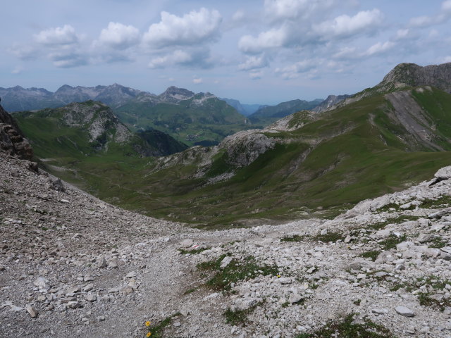 zwischen Rauekopfscharte und Ochseng&uuml;mple (20. Juli)