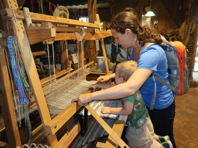 Nils und Sabine im lebendigen Museum