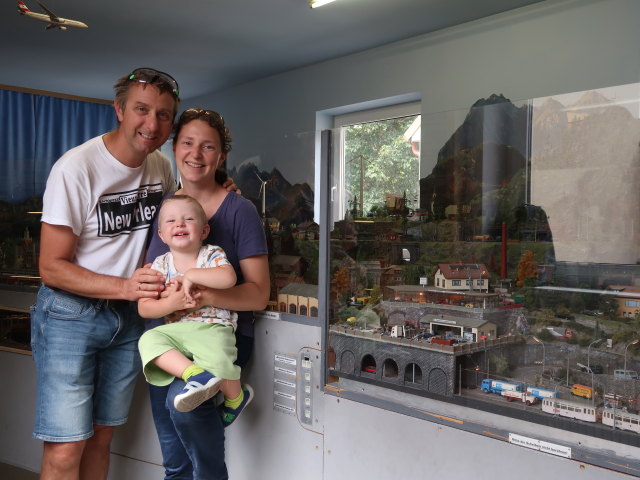 Ich, Nils und Sabine in der Miniaturwelt Henricoland