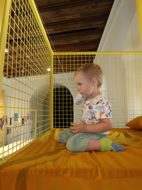 Nils in der Ausstellung 'Tr&auml;ume ... tr&auml;umen'