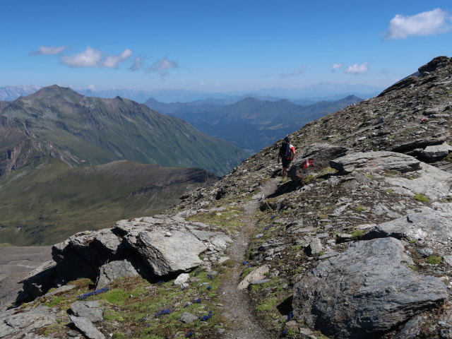Ronald am Klagenfurter Jubil&auml;umsweg zwischen Hinterem Modereck und Herbertturm (8. Aug.)