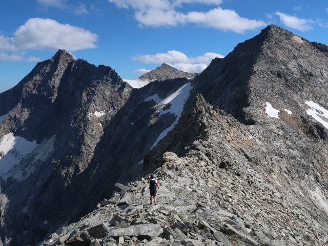 Ronald in der N&ouml;rdlichen Goldzechscharte (8. Aug.)