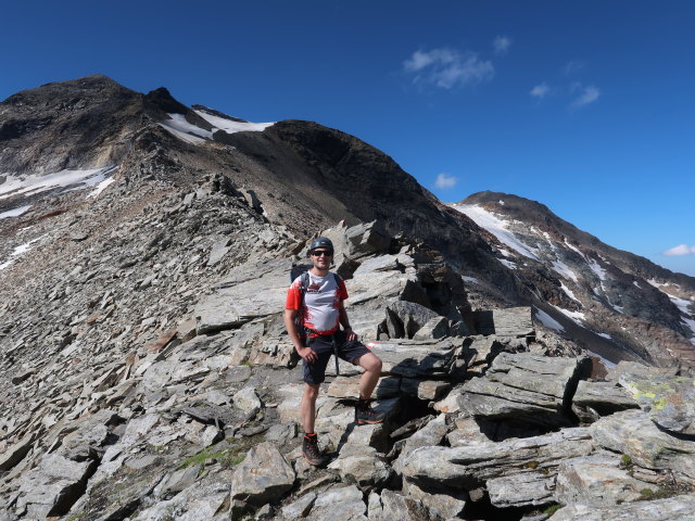 Ronald in der N&ouml;rdlichen Goldzechscharte (8. Aug.)