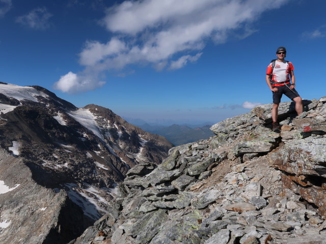 Ronald zwischen S&uuml;dlicher Goldzechscharte und Goldzechkopf (8. Aug.)