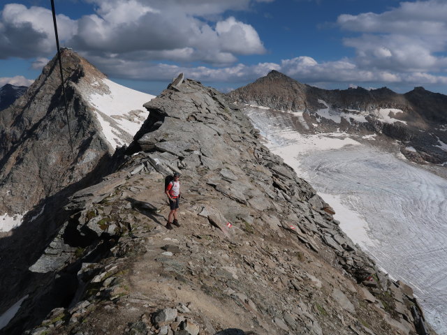 Ronald zwischen Goldzechkopf und Kleinflei&szlig;kees (8. Aug.)