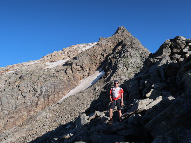Ronald zwischen Hohem Sonnblick und Rojacherh&uuml;tte (9. Aug.)