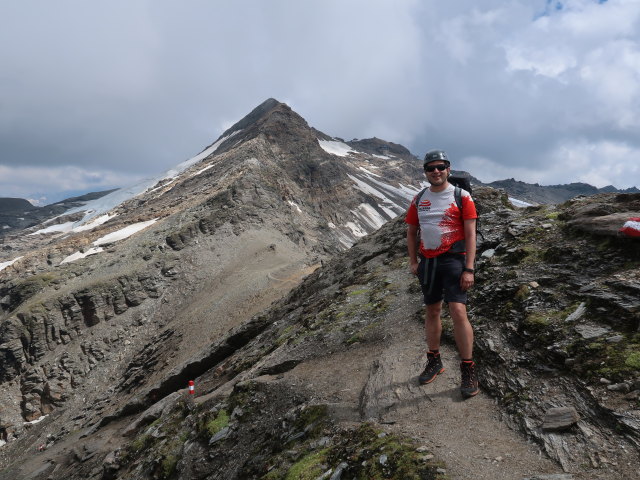 Ronald zwischen Herzog-Ernst-Spitze und Schareck (9. Aug.)