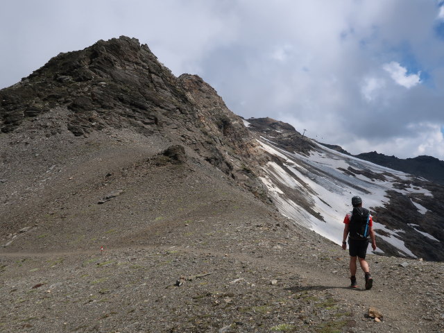 Ronald zwischen Herzog-Ernst-Spitze und Schareck (9. Aug.)