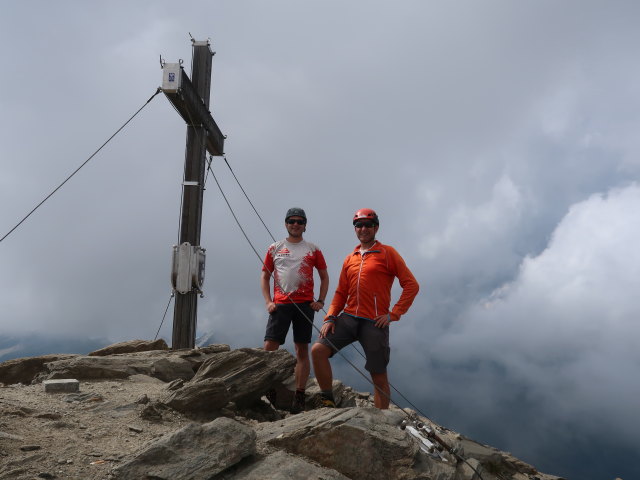 Ronald und ich am Schareck, 3.123 m (9. Aug.)