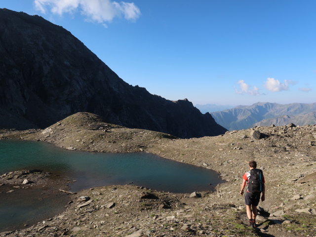 Ronald am Duisburg-Hannover-Weg zwischen Duisburger H&uuml;tte und Feldseescharte (10. Aug.)