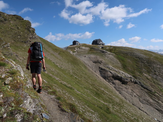 Ronald am Hagener Weg zwischen Feldseescharte und Hagener H&uuml;tte (10. Aug.)