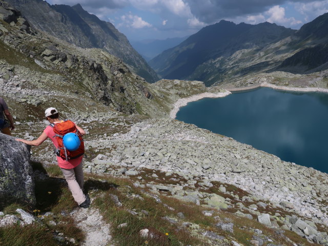 Melanie zwischen Karsee und Amertaler See