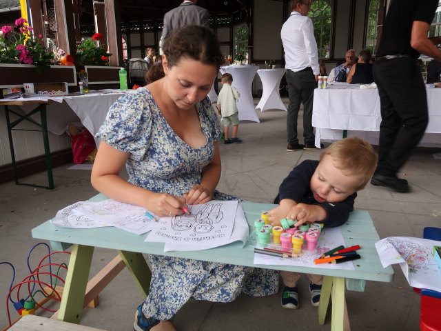 Sabine und Nils im Musikpavillon Payerbach