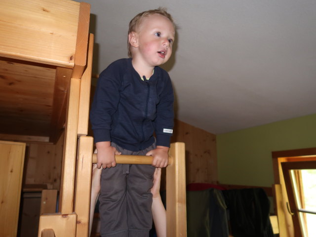 Nils im Hans-Berger-Haus, 936 m (23. Aug.)