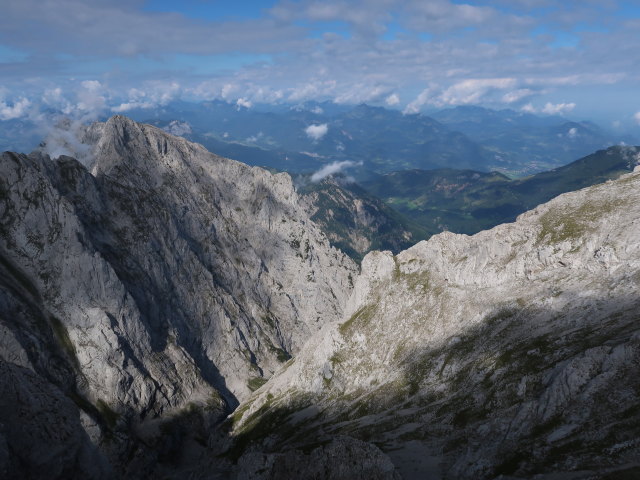 vom Kaisersch&uuml;tzen-Klettersteig Richtung Nordwesten (24. Aug.)