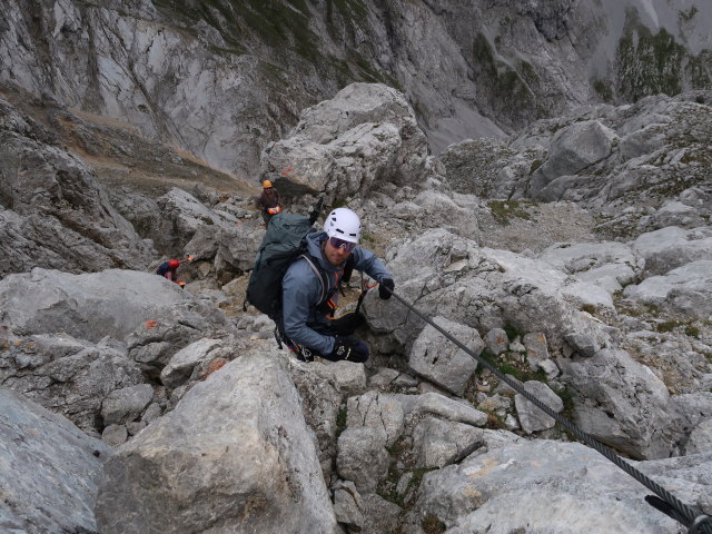 Christoph zwischen Babenstuberh&uuml;tte und Roter Rinnscharte (24. Aug.)