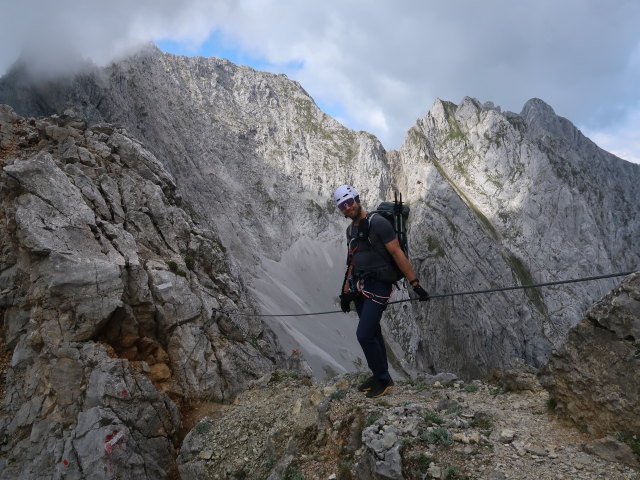 Christoph zwischen Babenstuberh&uuml;tte und Roter Rinnscharte (24. Aug.)