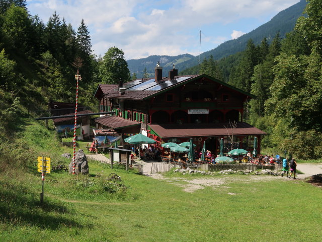 Anton-Karg-Haus, 829 m (24. Aug.)