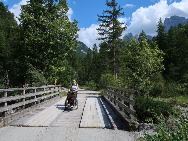 Nils und Sabine im Kaisertal beim B&auml;rentalbach (24. Aug.)