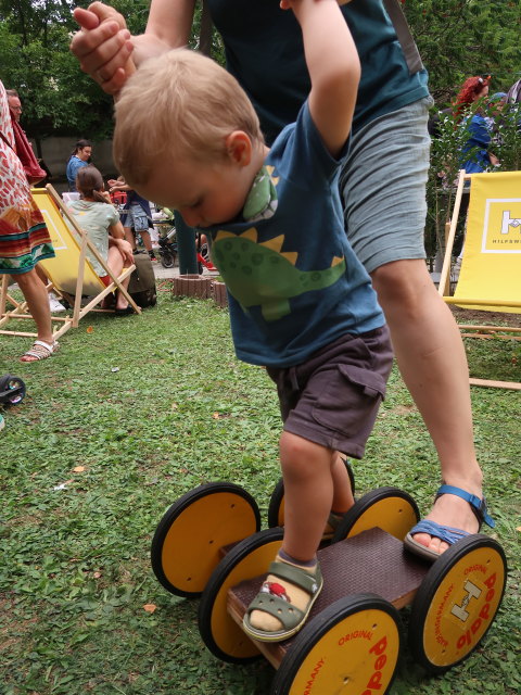 Nils und Sabine im Hilfswerk Wien