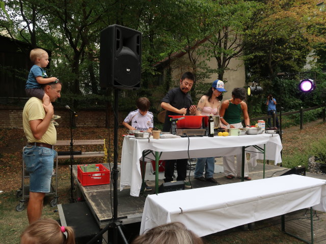 Nils und ich im Hilfswerk Wien