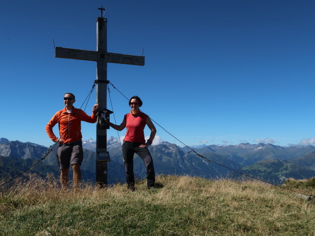 Ich und Carmen am Torhelm, 2.452 m