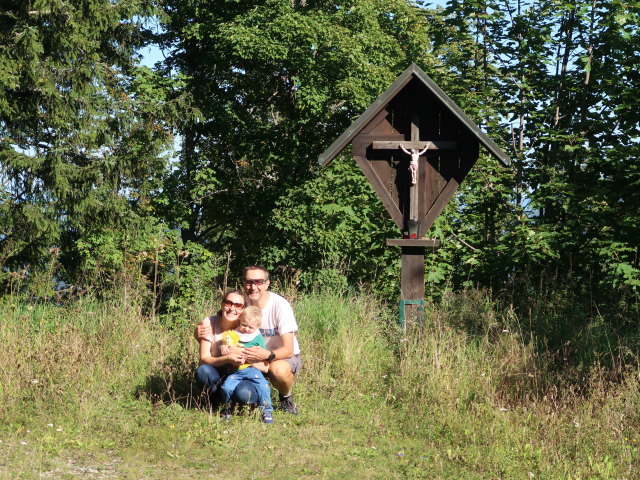 Sabine, Nils und ich&nbsp;am Pinkenkogel, 1.292 m