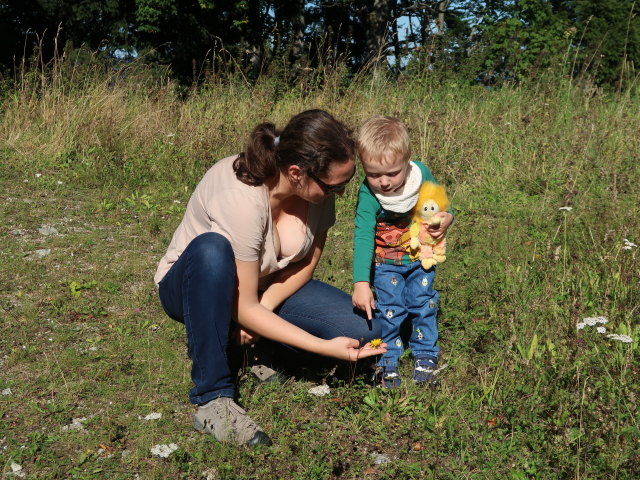 Sabine und Nils&nbsp;am Pinkenkogel, 1.292 m