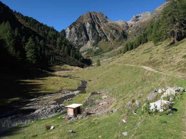 Leierstal zwischen Vorderer Leierstalalm und Hinterer Leierstalalm (20. Sep.)