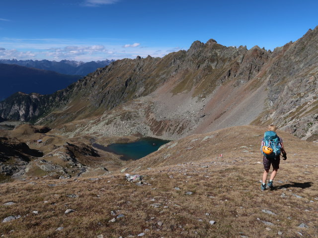 Evelyn zwischen Kugleter See und Gro&szlig;see (21. Sep.)