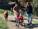 Manuel, Ella und Hannelore im Tierpark Buchenberg