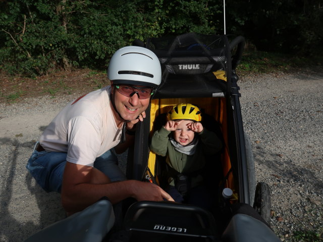 Ich und Nils in der Lobau