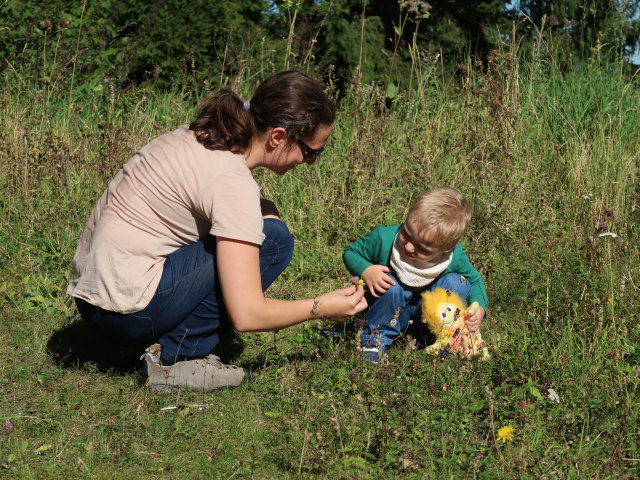 Sabine und Nils&nbsp;am Pinkenkogel, 1.292 m