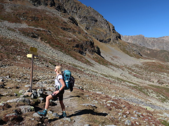 Evelyn im Lehnerjoch, 2.510 m (20. Sep.)